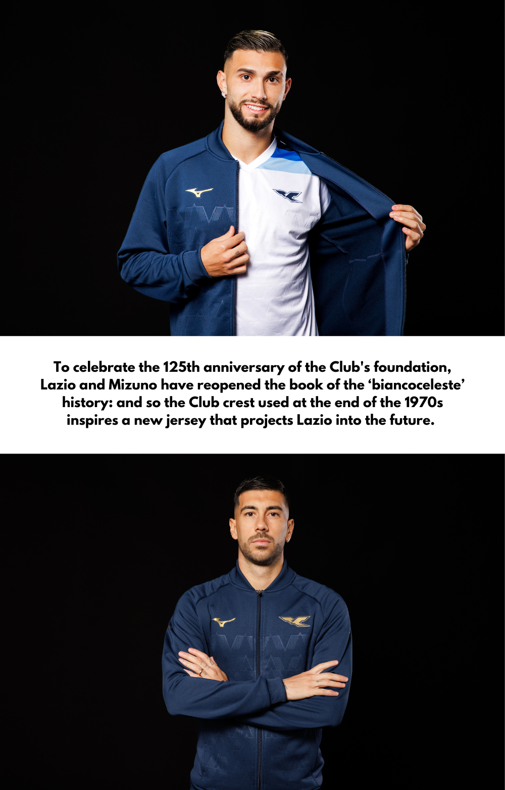 S.S. LAZIO 125TH ANNIVERSARY WALK OUT TRACK JACKET
